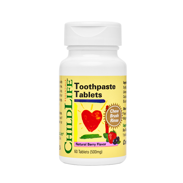  Toothpaste Tablets, Natural Berry, 500 mg, 60 Tablets